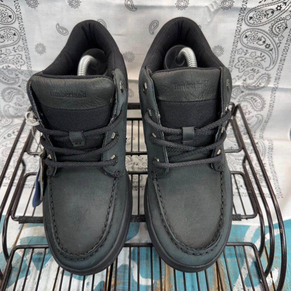 NEW Timberland Earthkeepers Trekker Moc Toe Black Oxford Mens sz 6 /Womans 7.5 - Picture 3 of 10